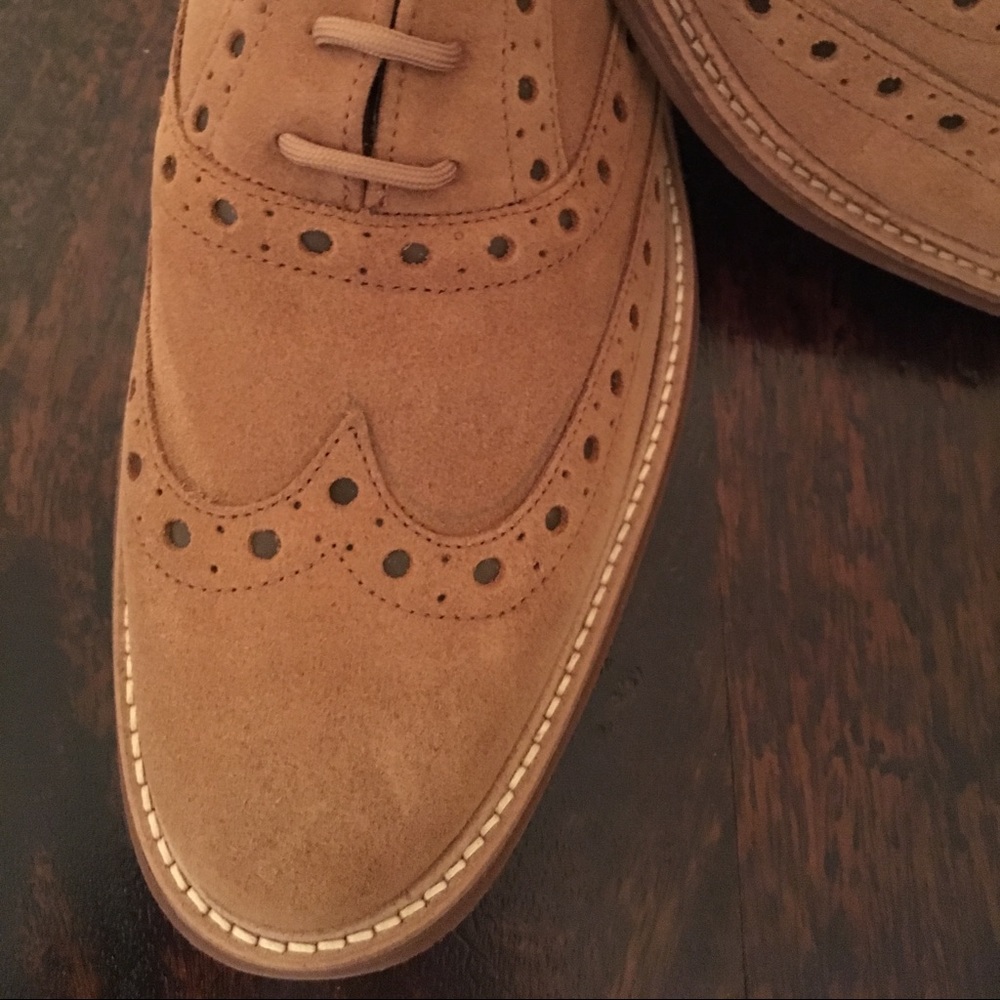 GIORGIO BRUTINI CLASSIC SUEDE BROGUES